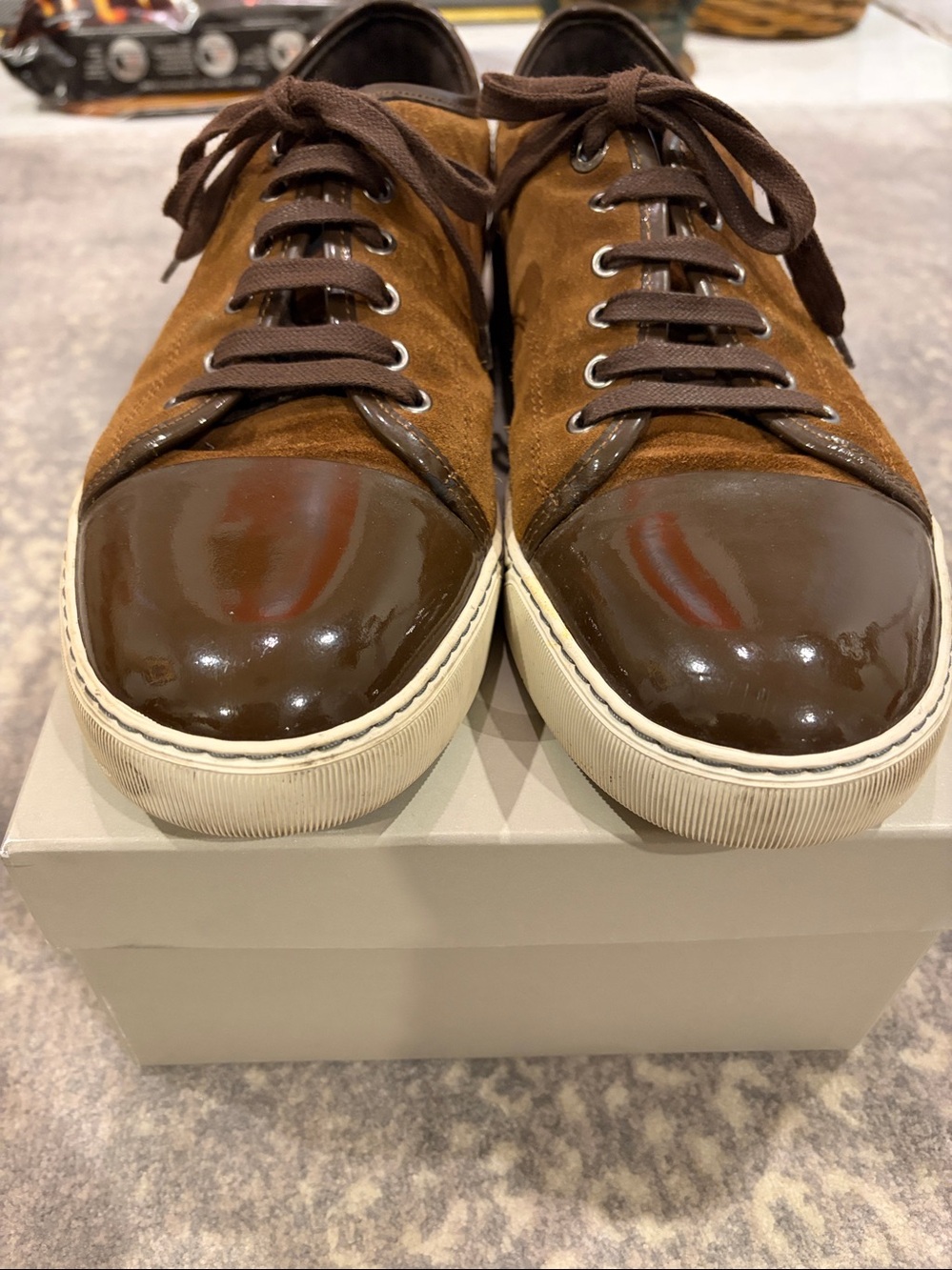 LANVIN MENS SNEAKERS SIZE 10 - Picture 6 of 10